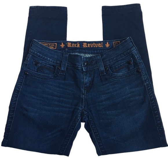 Rock Revival Evelyn Flap Pockets Skinny Jeans Size 27 - Picture 3 of 17